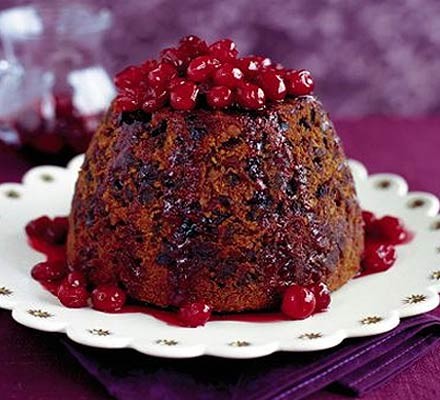 Cranberry, maple & pecan pudding recipe 