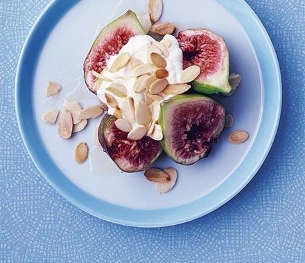 Honeyed almond figs recipe