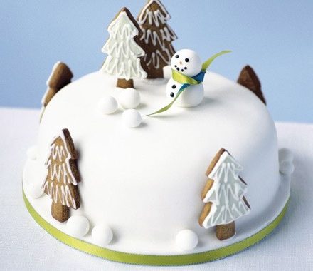Snowman in the garden cake recipe