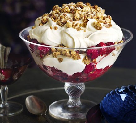 Raspberry cranachan trifle recipe 