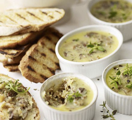 Mushroom butter on toast recipe 