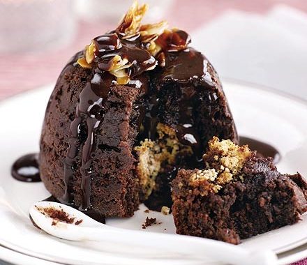 Chocolate amaretti puddings recipe