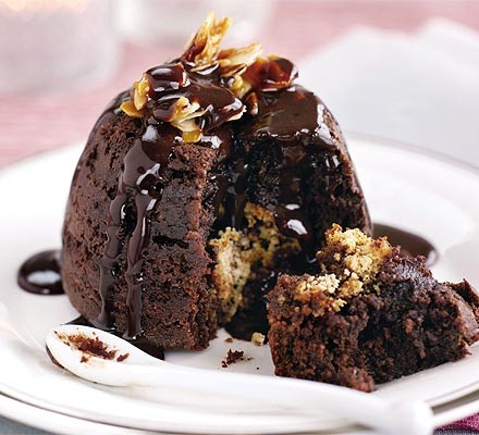Chocolate amaretti puddings recipe 