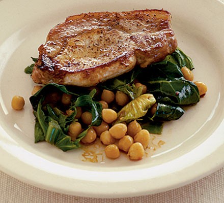 Speedy pork with spring greens recipe 