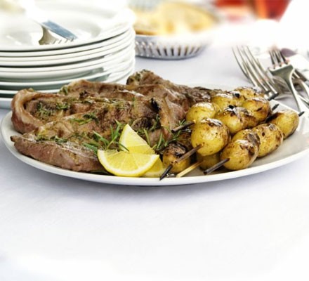 Rosemary & anchovy lamb steaks recipe 