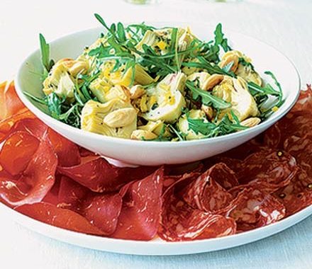 Artichoke & lemon salad recipe