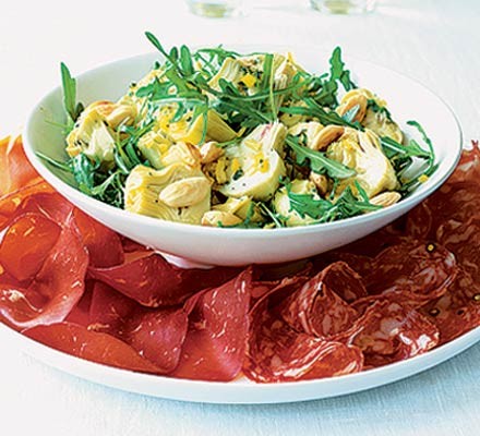 Artichoke & lemon salad recipe 
