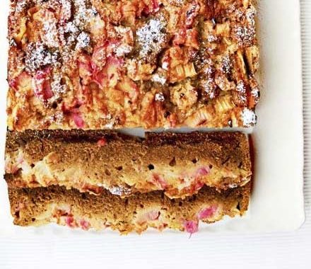 Rhubarb spice cake recipe