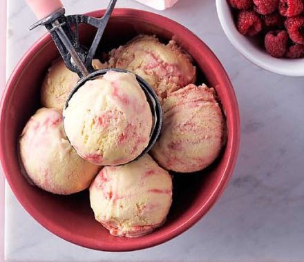 Raspberry ripple ice cream recipe