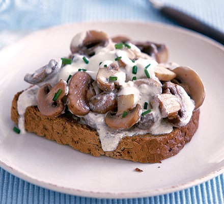 Mushroom stroganoff on toast recipe 