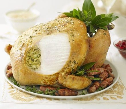 Herb-roast turkey recipe
