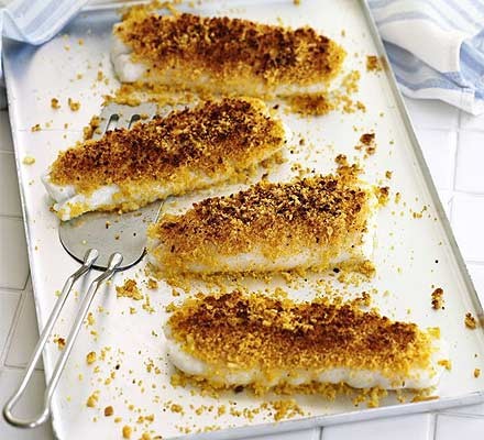 Curry-crusted fish recipe 
