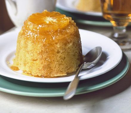 Sticky clementine & ginger puddings recipe