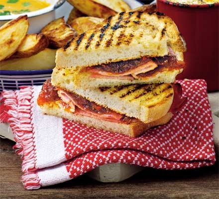 Bacon sandwich on crusty bread recipe 