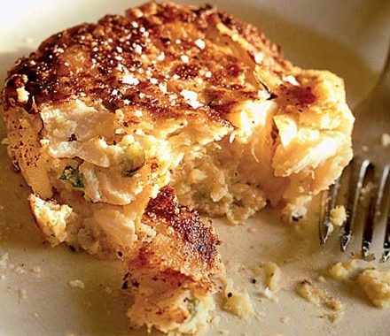 Double-smoked fish cakes recipe