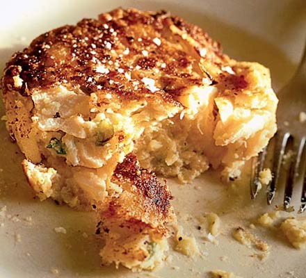 Double-smoked fish cakes recipe 