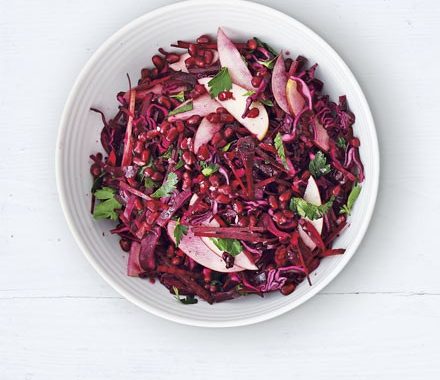 Red cabbage, beetroot & apple salad recipe