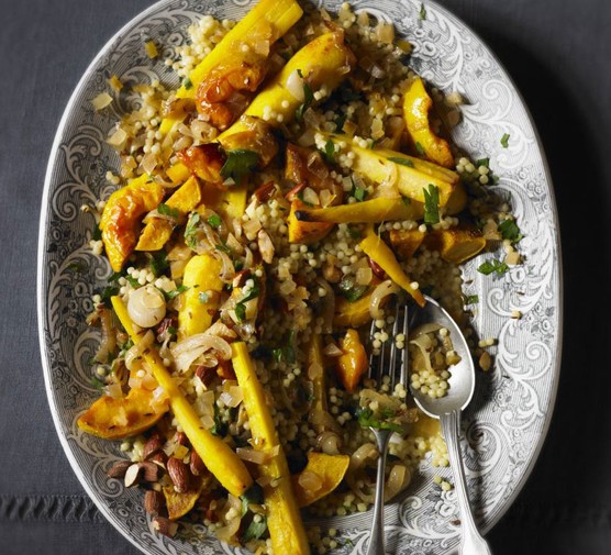 Roast parsnip, quince & caramelised onion salad with preserved lemon recipe 