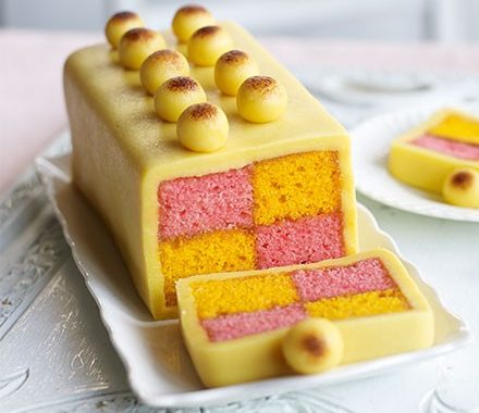 Simnel battenberg cake recipe