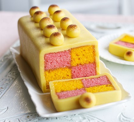 Simnel battenberg cake recipe 