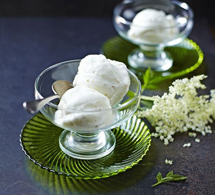 Gooseberry, elderflower & sauvignon sorbet recipe 