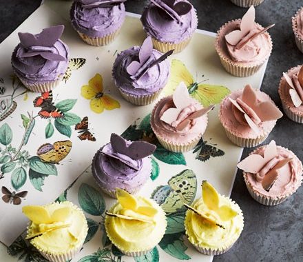Butterfly cupcakes recipe