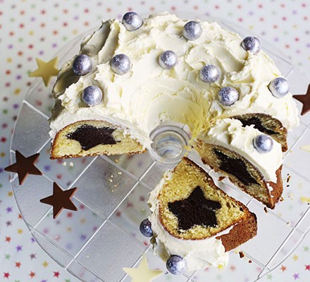 Chocolate peppermint shooting star cake recipe 