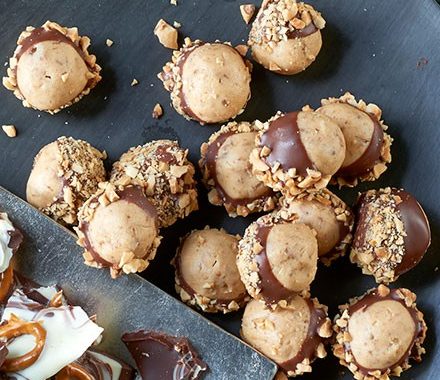 Crunchy peanut & toffee bonbons recipe