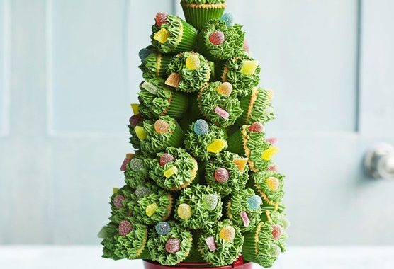 Cupcake Christmas tree recipe