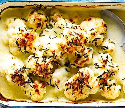 Lighter cauliflower cheese recipe