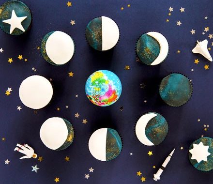 Moon cycle cupcakes recipe