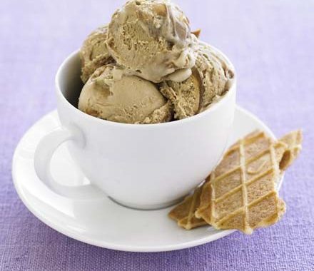 Chunky fudge & coffee ripple ice cream recipe