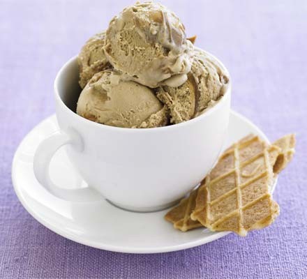 Chunky fudge & coffee ripple ice cream recipe 