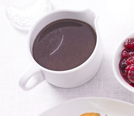 Vegetarian red wine gravy recipe