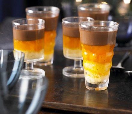 Chocolate Jaffa pots recipe