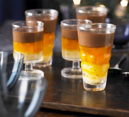 Chocolate Jaffa pots recipe 