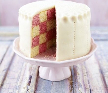 Peek-a-boo battenberg cake recipe
