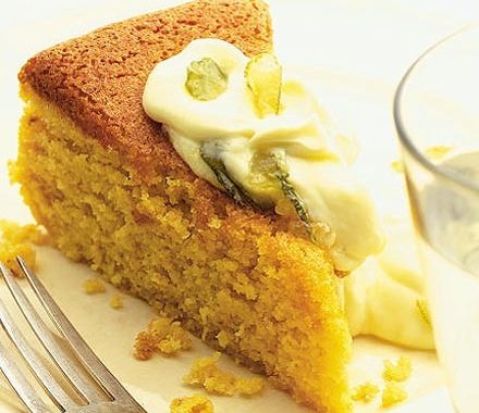 Orange & almond cake with citrus mascarpone recipe