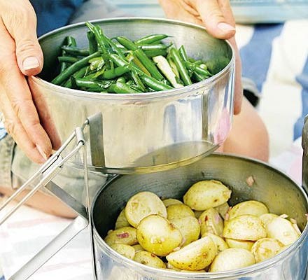 Greens with herby lemon vinaigrette recipe 