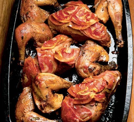 Two-part pheasant recipe 