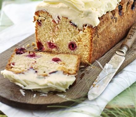 White chocolate & cherry loaf recipe
