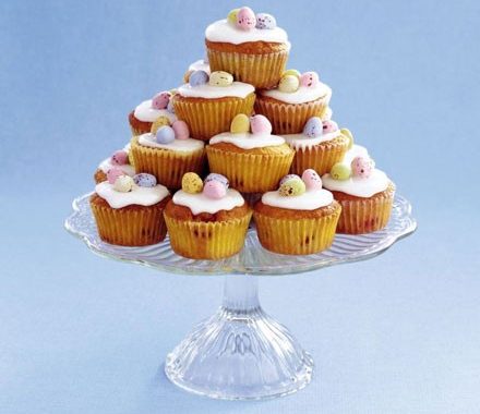 Cherry & almond Easter cupcakes recipe