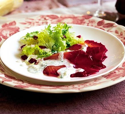Dazzling beetroot-cured salmon recipe 
