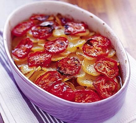 Annie's potato & tomato bake recipe 