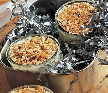 Apricot stilton pots recipe