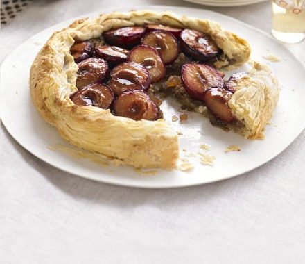 Plum & ginger tart recipe