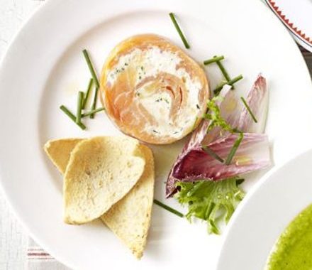 Double salmon roll recipe