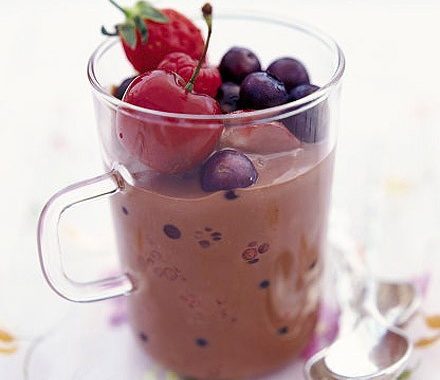 Chocolate berry cups recipe