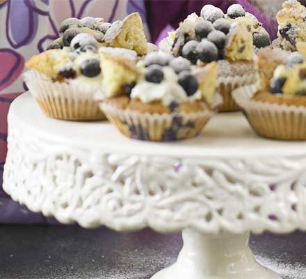 Blueberry butterfly cakes recipe 