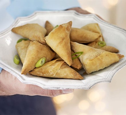 Crunchy crab parcels recipe 
